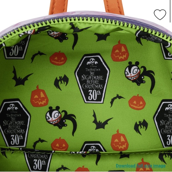 NEW Disney Nightmare Before Christmas Scary Teddy Present Mini Backpack - Picture 8 of 8